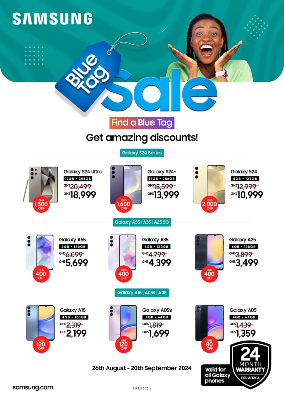 Samsung Blue Tag Sale