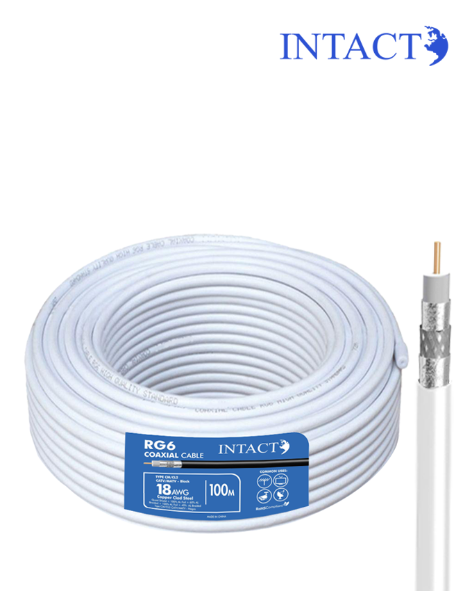 Intact Ghana - Intact RG6 Coaxial Cable - 100M