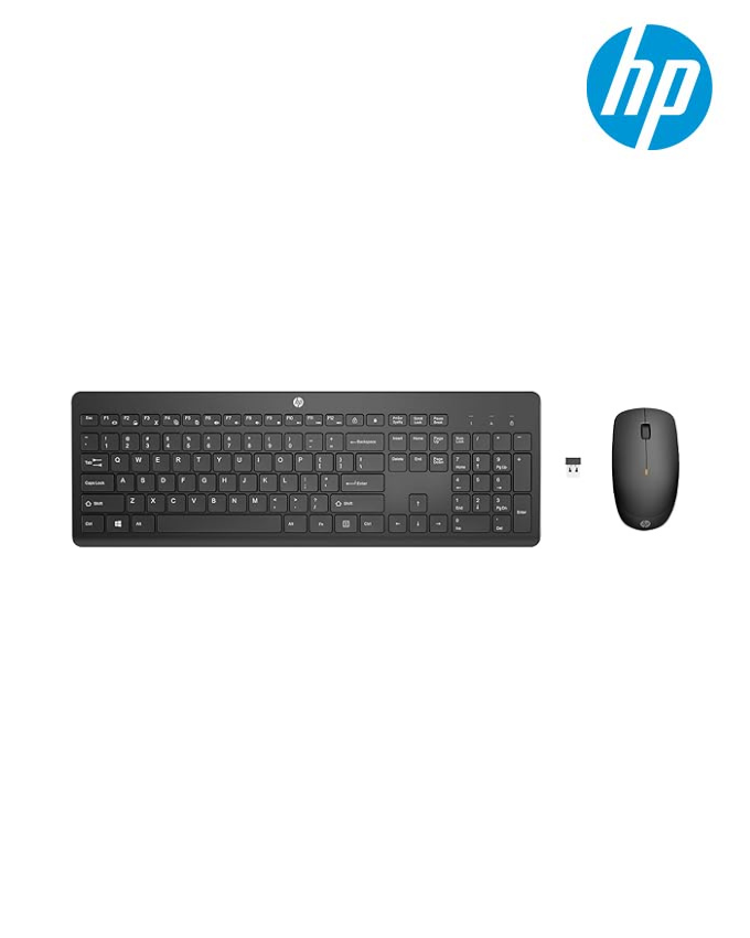 HP 235 Black Wireless Keyboard and Mouse Combo