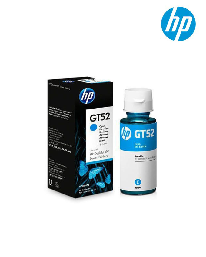 HP GT52 Cyan Original Ink Bottle