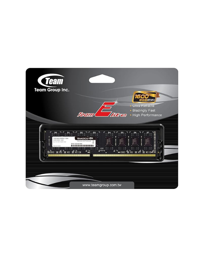 TEAMGROUP Elite DDR3 1600MHz 8GB RAM