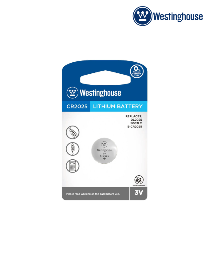 Westinghouse CR2025 Lithium Battery